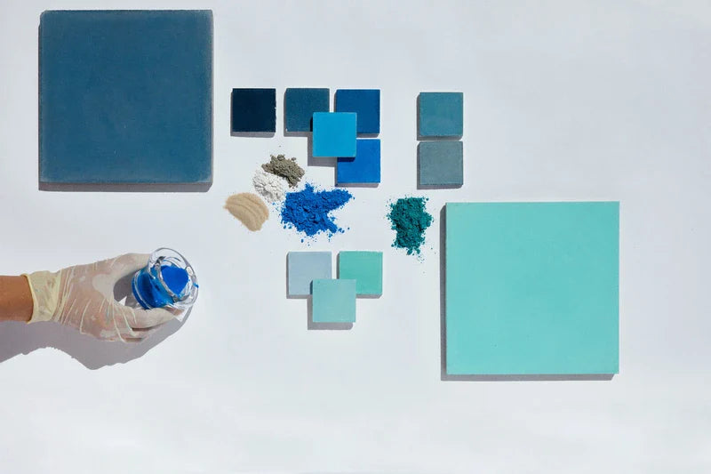 Carreaux de ciment Bleus