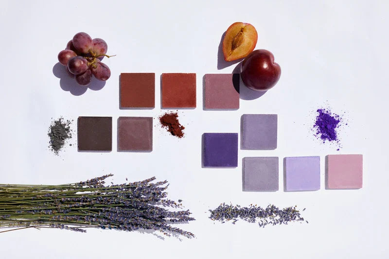 Carreaux de ciment Rouges & Violets