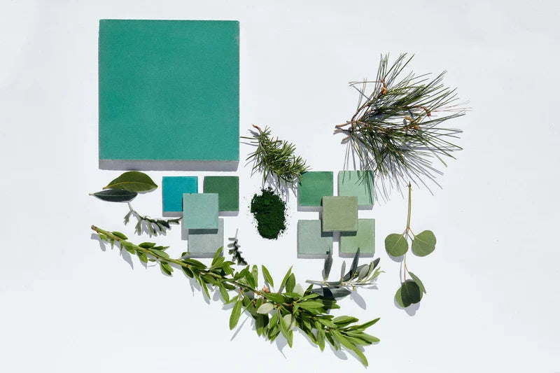 Carreaux de Ciment Verts