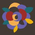 Piastrella multicolore Pop Flower