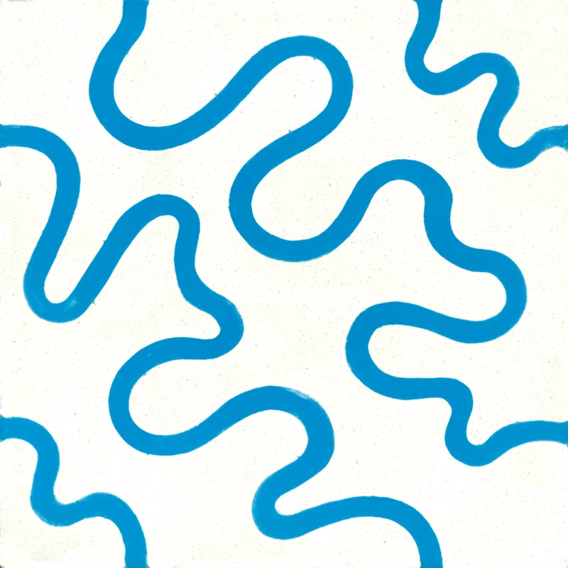 Carreau Tortillons Bleu