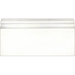 Plinthe Lait de Chaux Blanc - Plinthe Moulurée