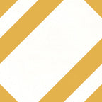 Carreau Zag Jaune & Blanc