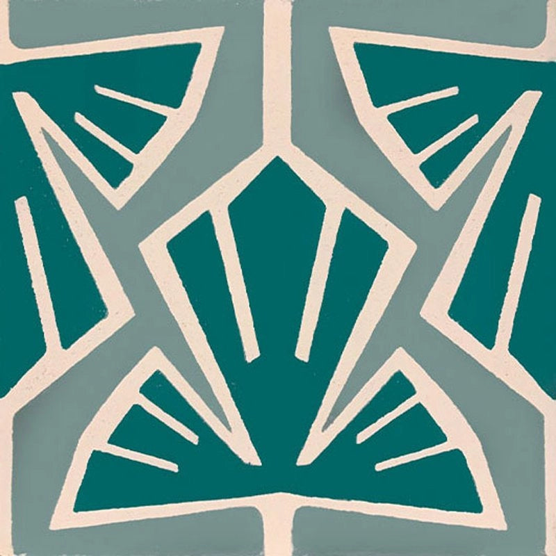 Carreau Palmier Malachite