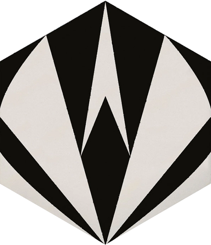 Carreau Hex Kaleidoscope Hibou