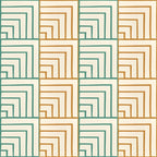 Carreau Bordure 1 Clair Noisette