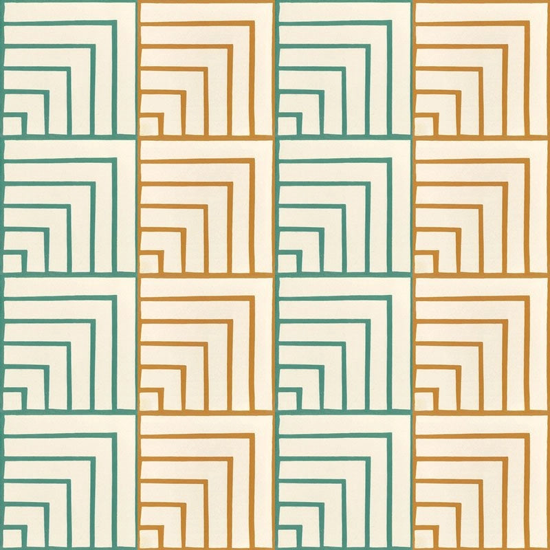 Carreau Bordure 1 Clair Noisette