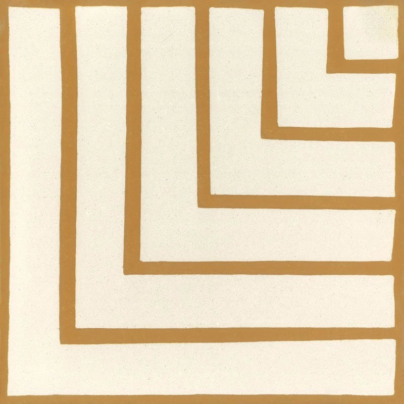 Carreau Bordure 1 Clair Noisette