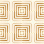 Carreau Bordure 1 Clair Noisette