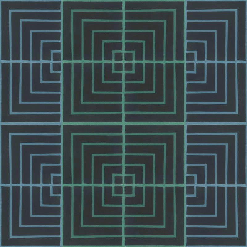 Dark Chicory Border Tile 1