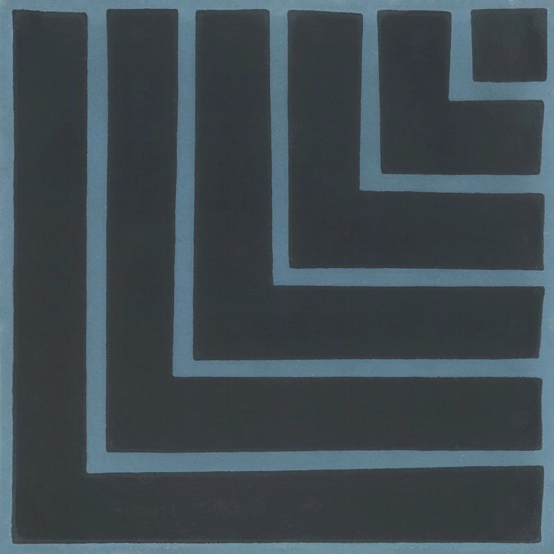 Dark Chicory Border Tile 1