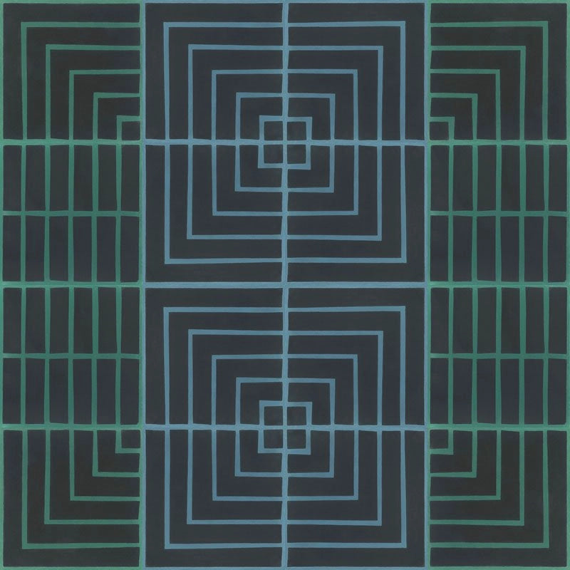 Dark Chicory Border Tile 1