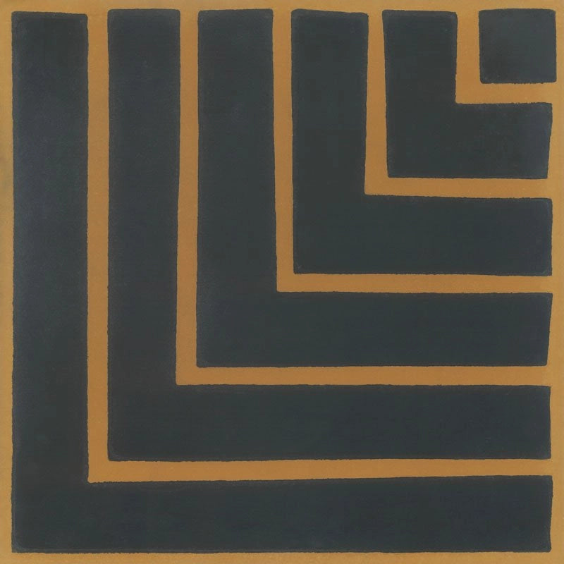 Carreau Bordure 1 Foncé Noisette