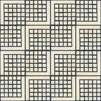 Carreau Bordure 2 Clair Hibou