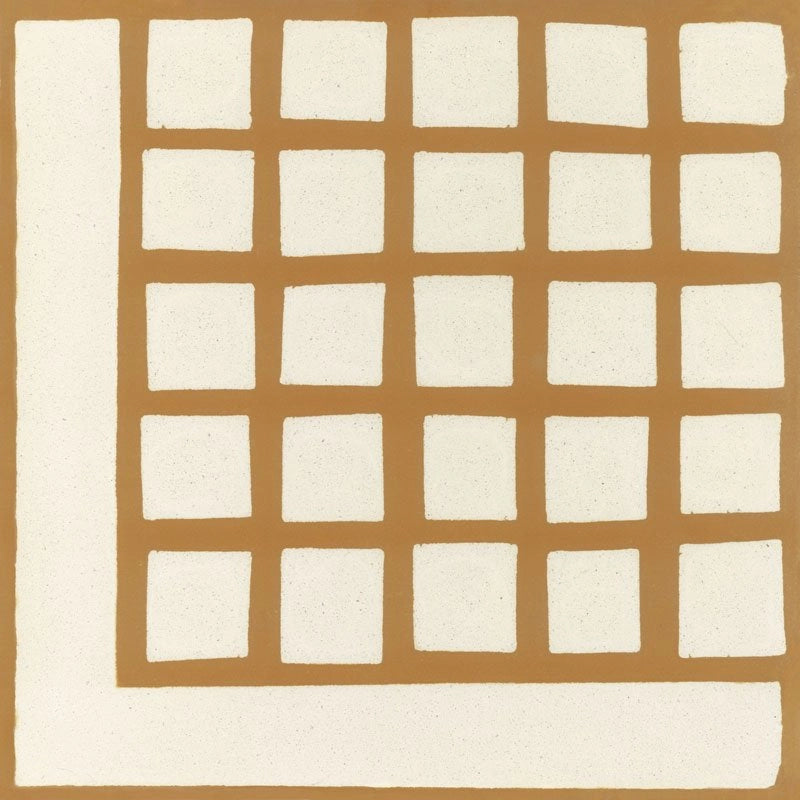 Carreau Bordure 2 Clair Noisette