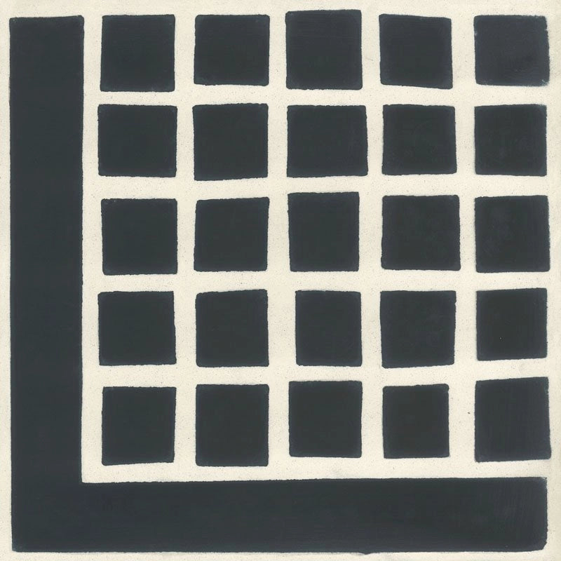 Carreau Bordure 2 Foncé Tourterelle