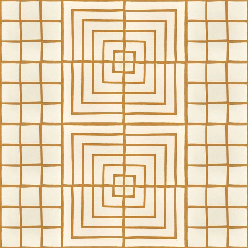 Carreau Bordure 1 Clair Noisette