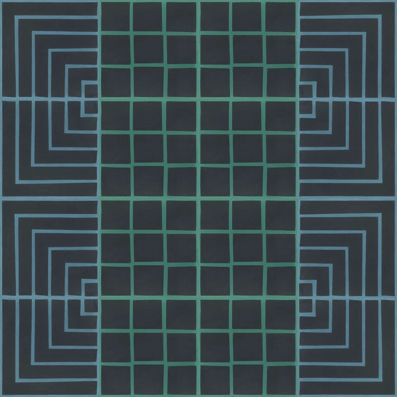 Dark Chicory Border Tile 1