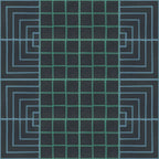 Dark Chicory Border Tile 1