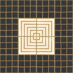 Carreau Bordure 1 Clair Noisette