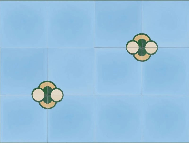 Carreau Toumèto Bleu Ciel