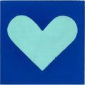 Carreau Coeur Bleu Electric