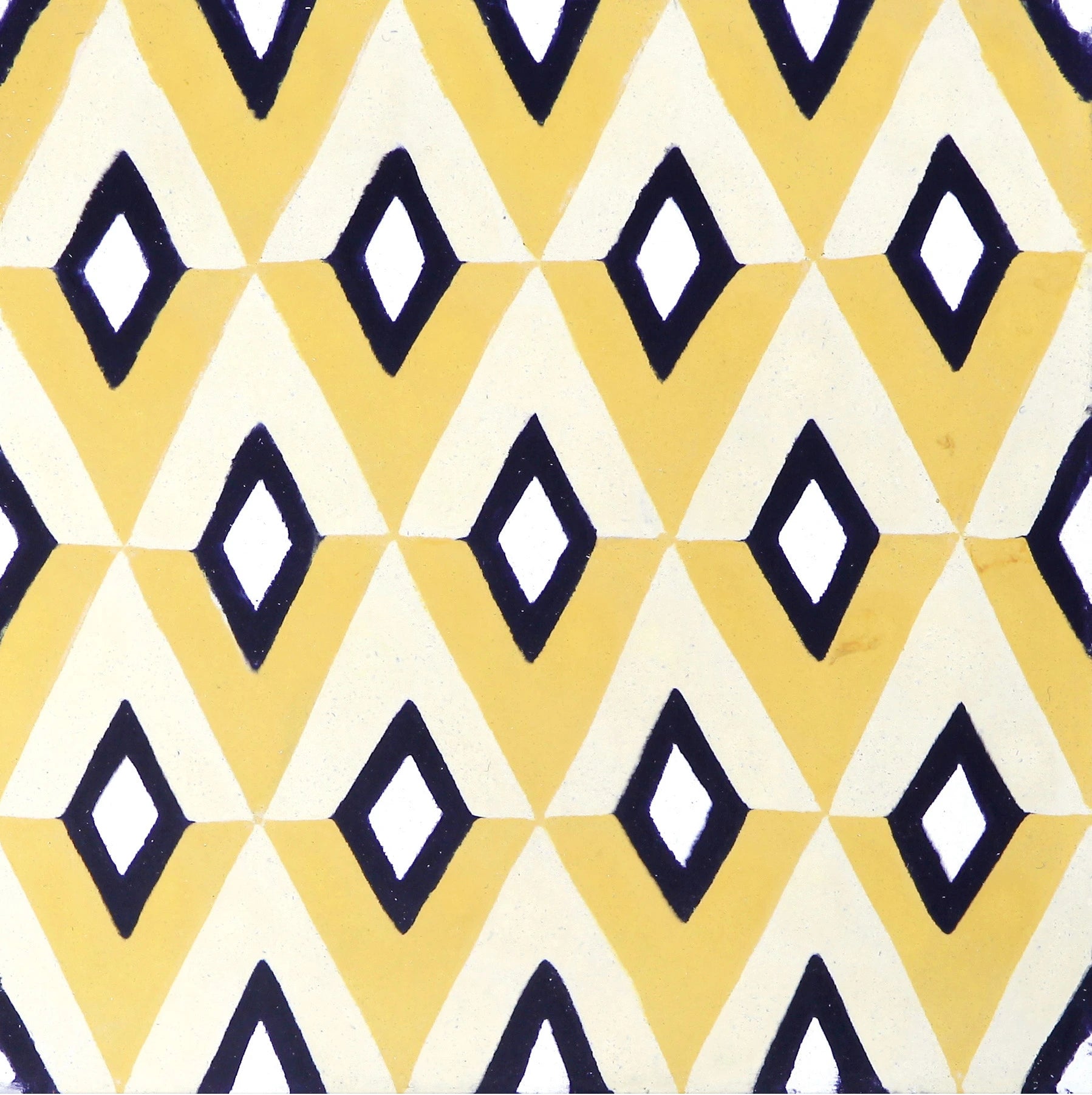 Carreau de ciment Losanges Mimosa