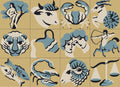 Imagier Zodiac Moutarde Ancienne