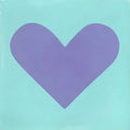 Carreau Coeur Turquoise  / Violet