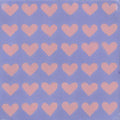 Carreau Petit Coeur Violet / Mauve
