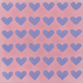 Carreau Petit Coeur Mauve /Violet
