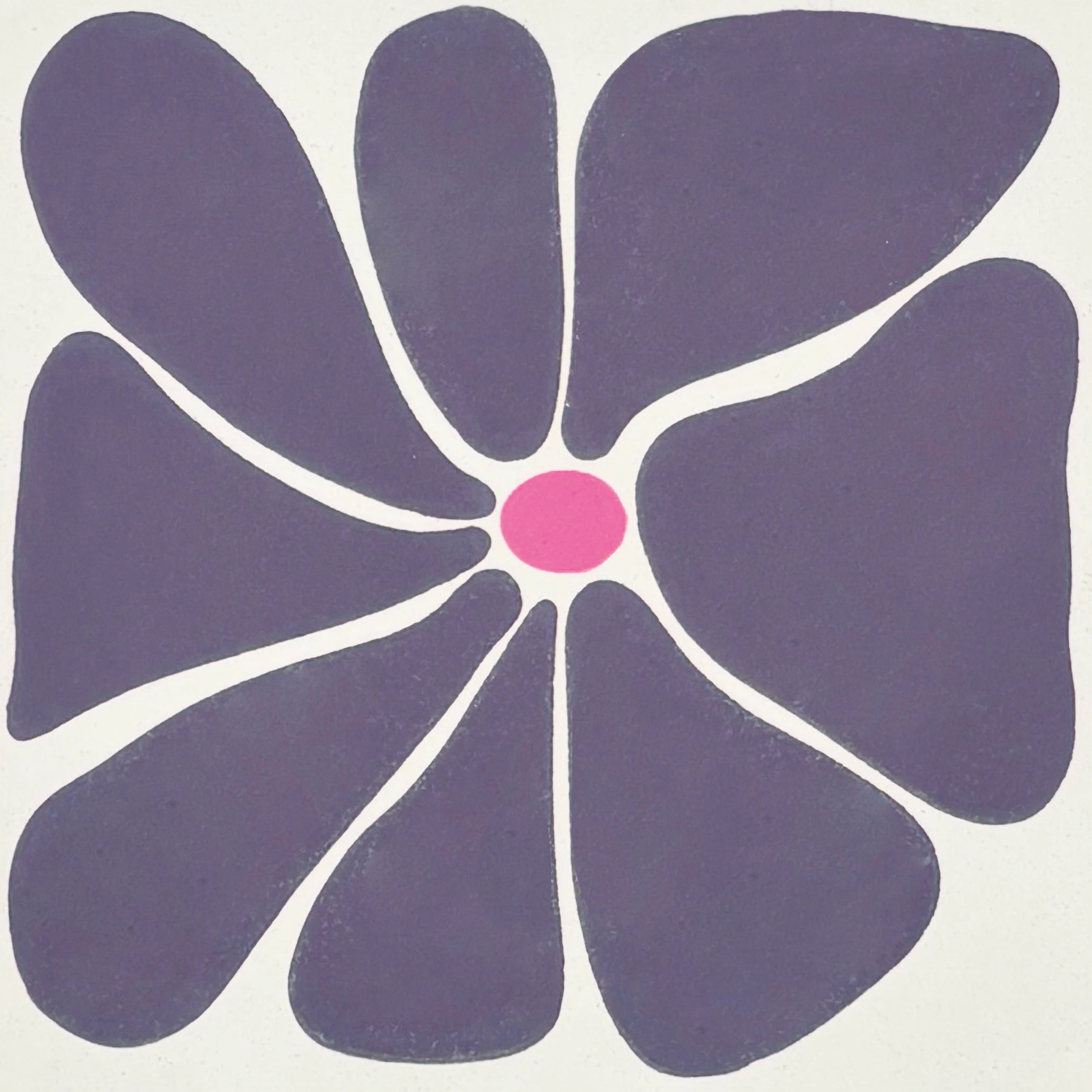 Carreau la Fleur Violette