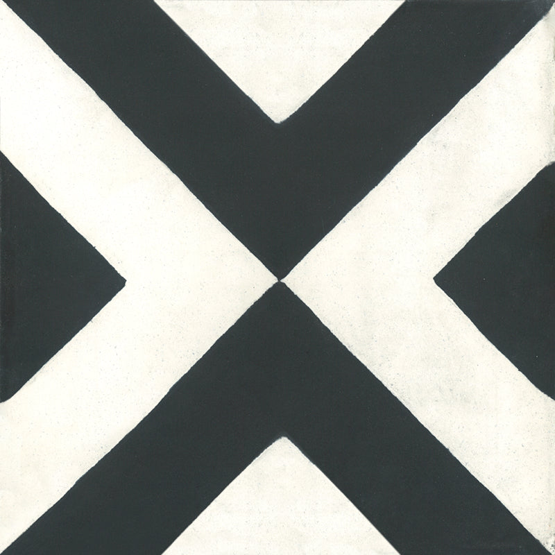 Carreau Africain Noir & Blanc