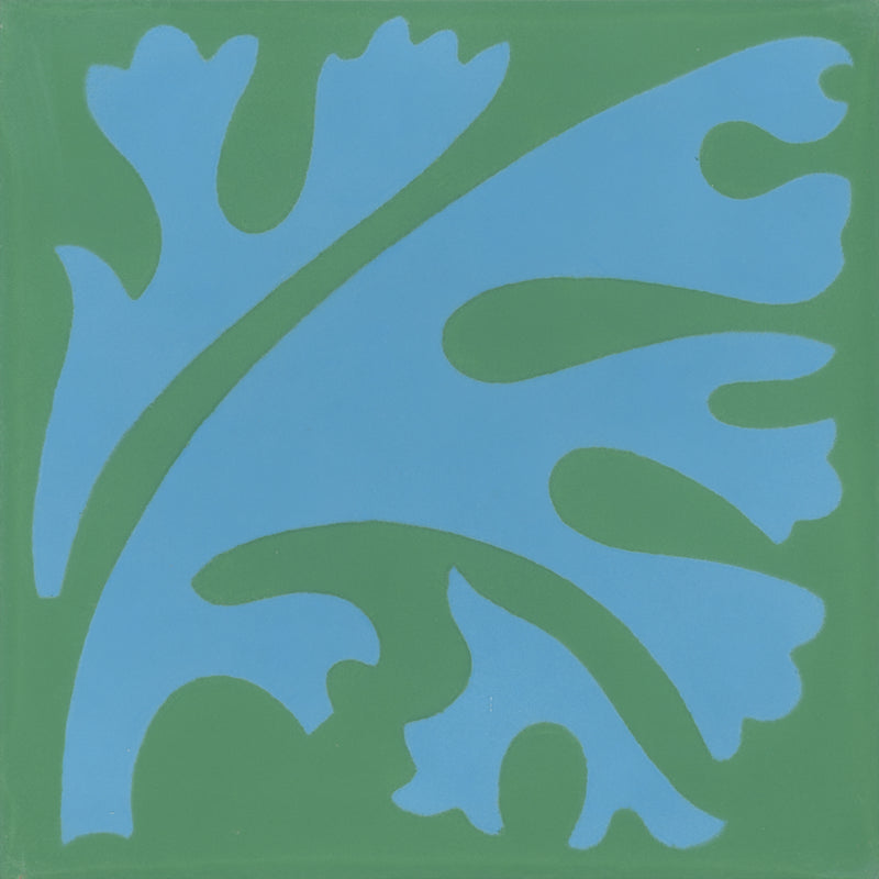 Carreau Algue Bleu & Vert