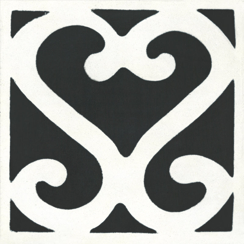 Carreau Catania Noir & Blanc