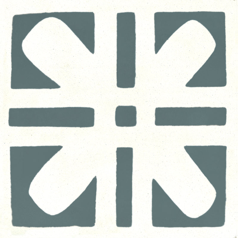 Carreau Etna Gris Basate & Blanc