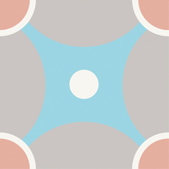 CARREAU GALAXIE GRIS