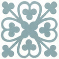 Carreau de Ciment Girofle Blanc & Bleu Mistral - Carocim