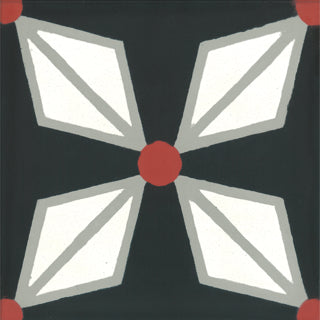 Carreau de Ciment Hélium Noir - Carocim