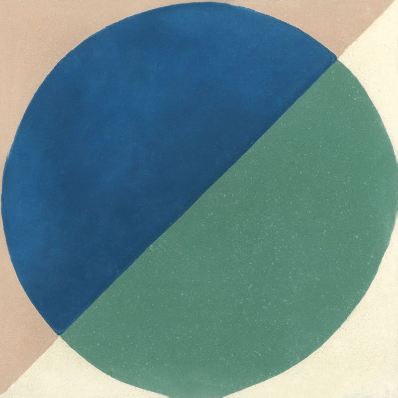 Carreau de Ciment Hémisphère Rose Poudré Sim.PL