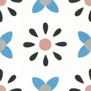 Carreau de Ciment KifKif Blanc - Carocim