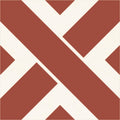 Carreau de Ciment Kros Rouge & Blanc - Carocim
