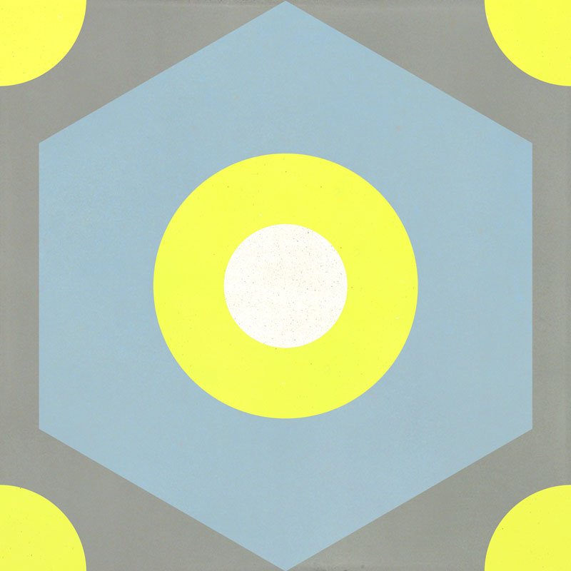 Carreau de Ciment Mikko Gris Froid