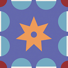 CARREAU MOUSSEM VIOLET