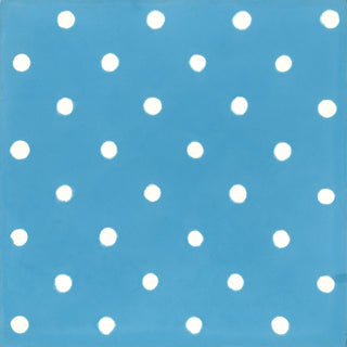 Carreau de Ciment Petit Pois Bleu Clair - Carocim