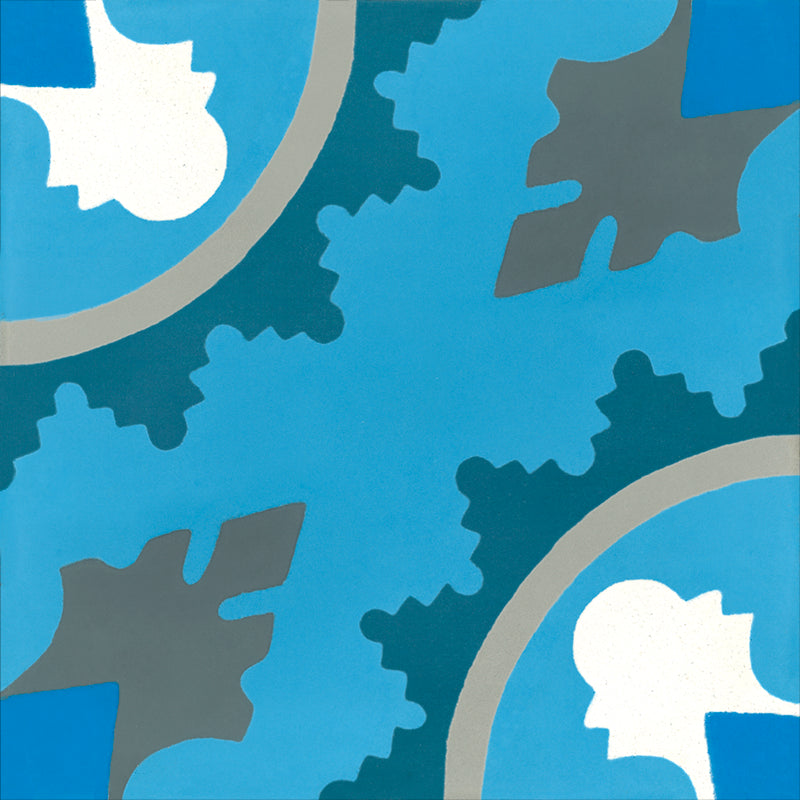 Carreau Pictural Bleu