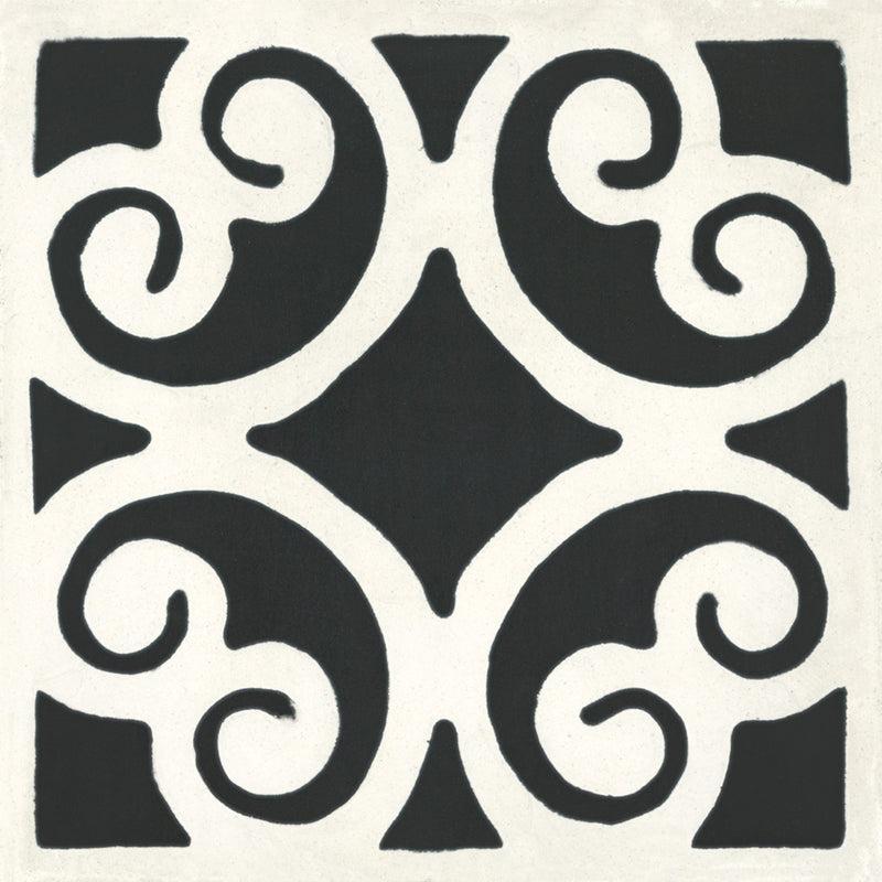 Carreau Siracusa Noir & Blanc