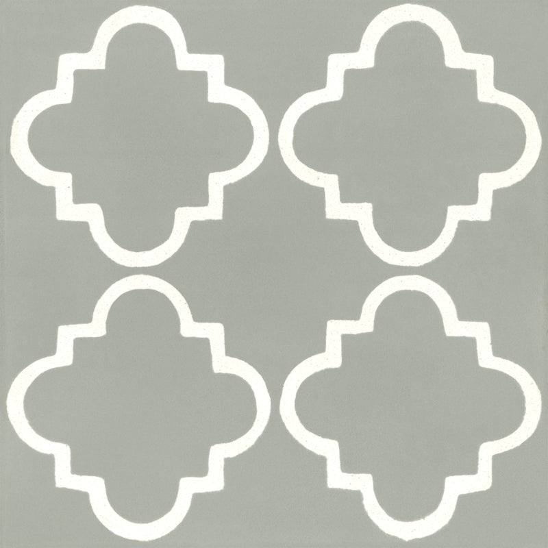 Carreau Taormina Gris & Blanc