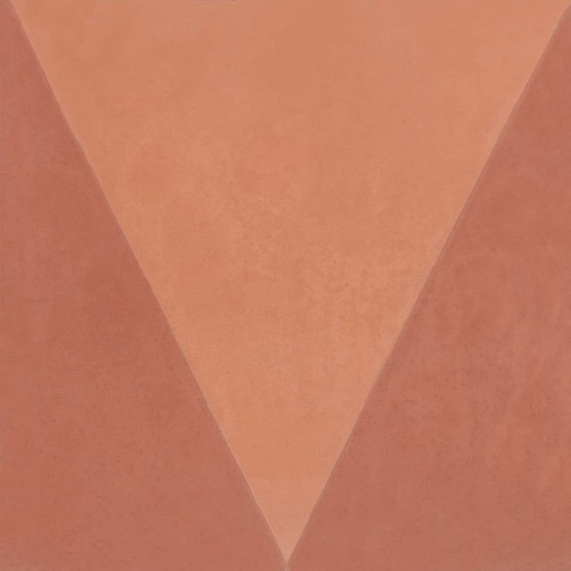 Carreau de Ciment Triangle Rose Nérium Sainte Victoire Sim.PL