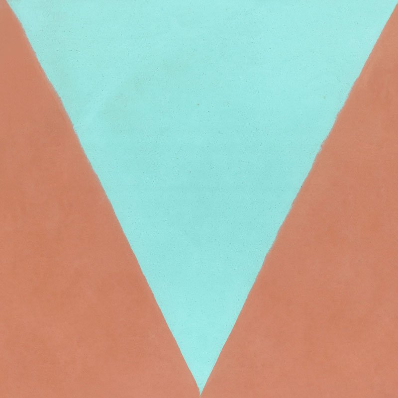 Carreau de Ciment Triangle Source Rose Nérium Sim.PL